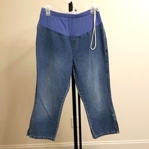Motherhood Maternity Ladies Women Blue Jeans Size Medium - M